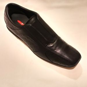 Prada black loafers
